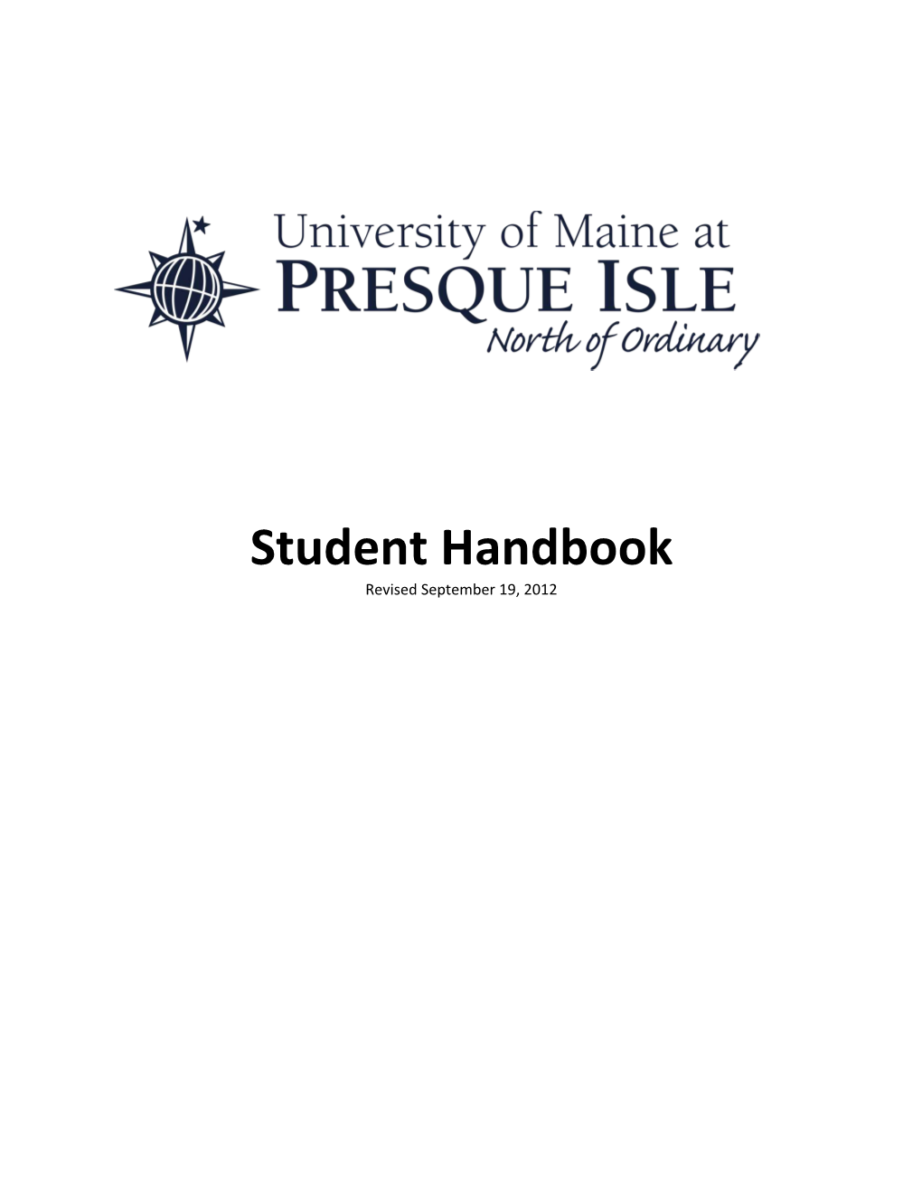 Student Handbook Revised September 19, 2012 ACADEMIC ACCOMMODATIONS