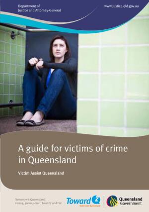 A Guide for Victims of Crime in Queensland