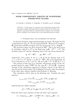 Some Cohomotopy Groups of Suspended Projective Planes