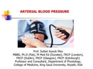 Arterial Blood Pressure