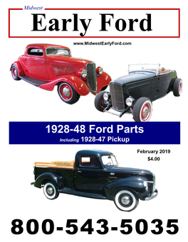 48 Ford Parts 1-800-543-5035 Customer Service (937) 325-2408 Toll Free Orders Only (800) 543-5035 Fax (937) 325-1900