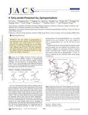 A Tetra-Amido-Protected Ge5‑Spiropentadiene