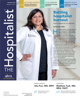 Battling Hospitalist Burnout Higher Salaries Are Not Sufficient