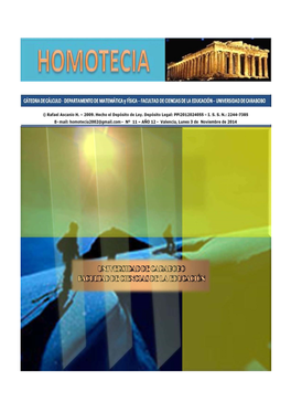 HOMOTECIA No. 11-12 (Noviembre 2014