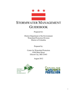 Draft District of Columbia Stormwater Management Guidebook Page 10 Chapter 2