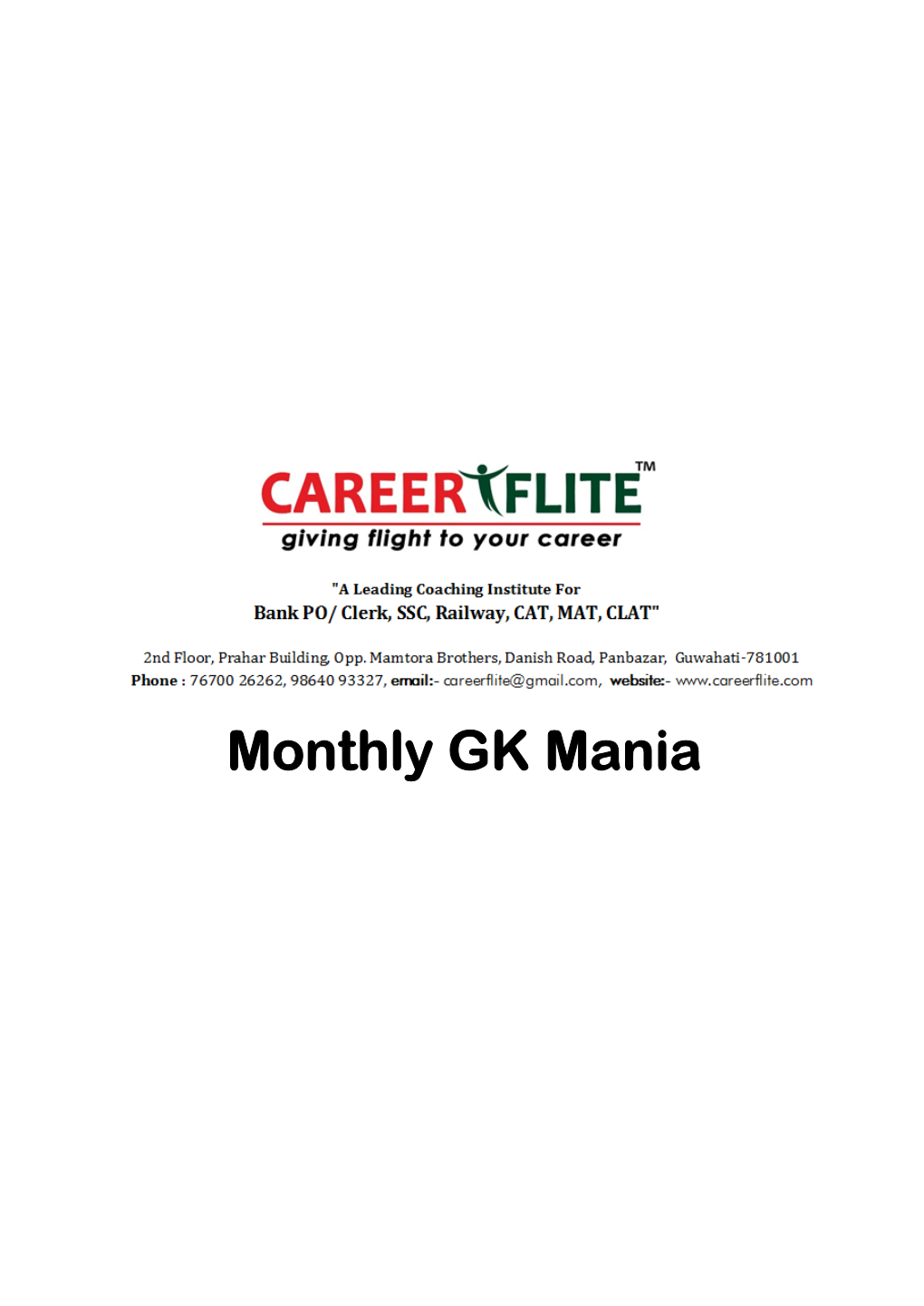 Monthly GK Mania