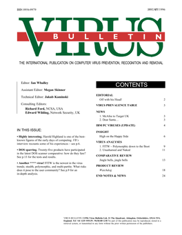 Virus Bulletin, January 1995