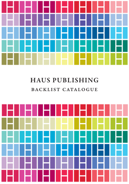 Backlist Catalogue Contents