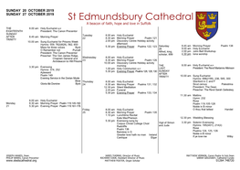 St Edmundsbury Cathedral a Beacon of Faith, Hope and Love in Suffolk
