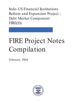 FIRE Project Notes Compilation