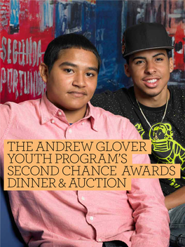 The Andrew Glover Youth Program's Second Chance Awards Dinner