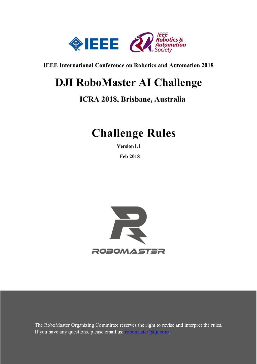 Challenge Rules Version1.1