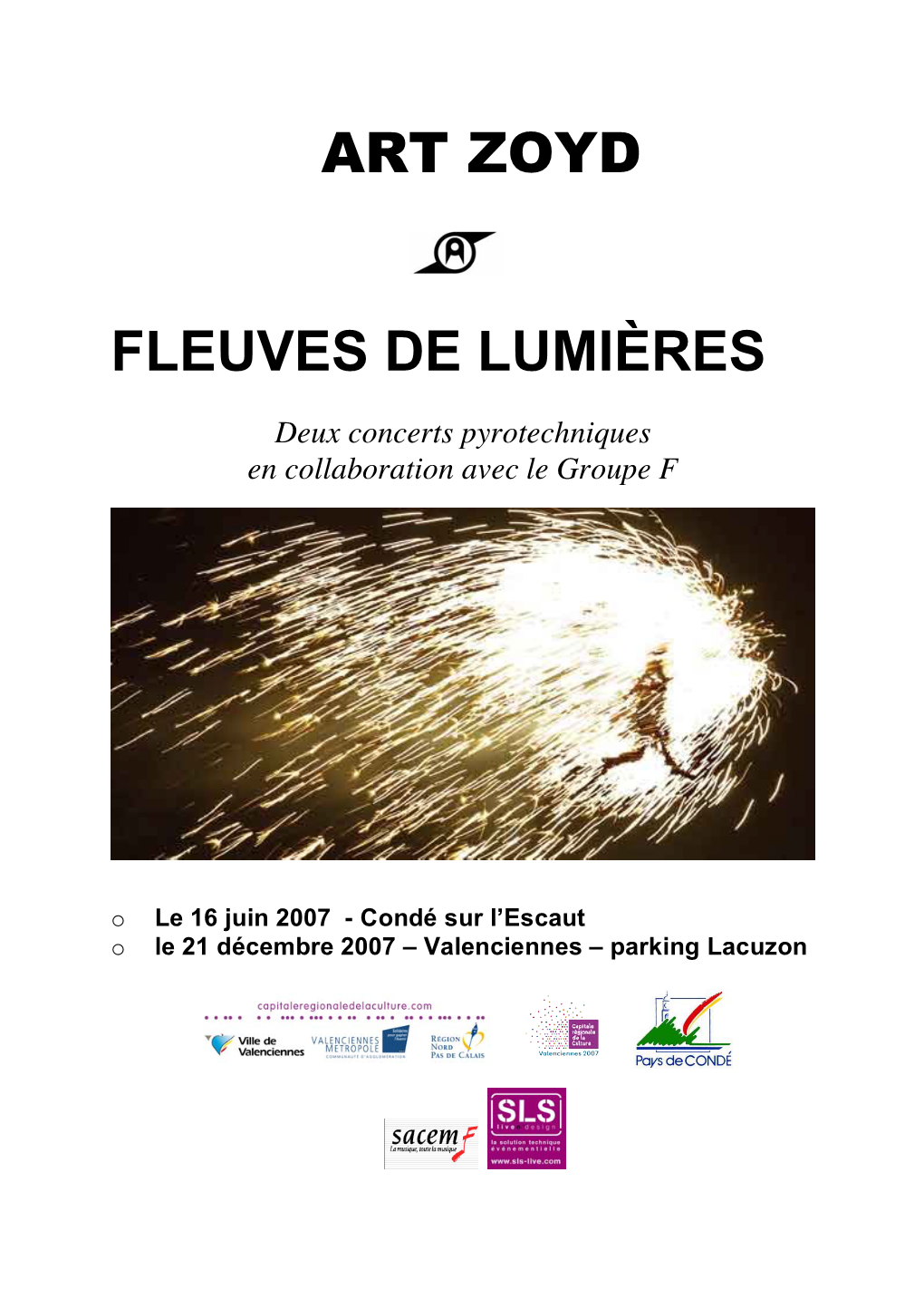 Art Zoyd Fleuves De Lumières