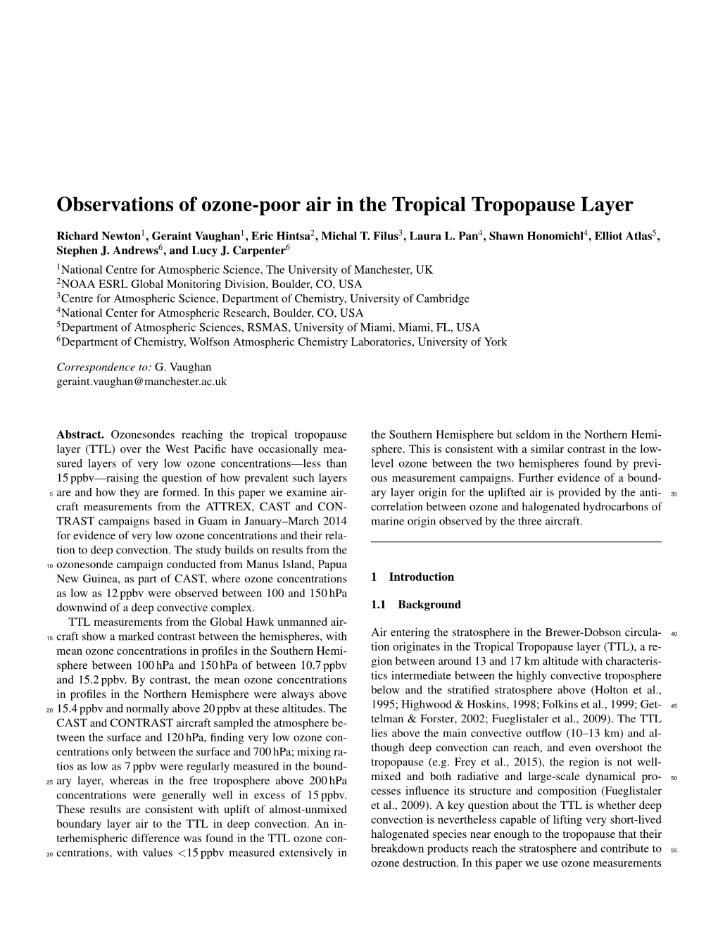 Observations of Ozone-Poor Air in the Tropical Tropopause Layer