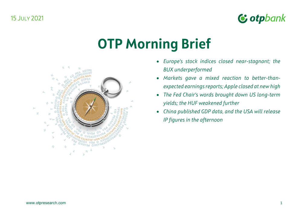 OTP Morning Brief