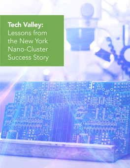 Tech Valley: Lessons from the New York Nano-Cluster Success Story