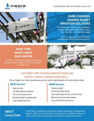 Game-Changing Hanging Basket Irrigation Solutions
