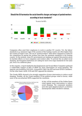 Should the EU Harmonise the Social Benefits Charges and Wages of Posted Workers According to Local Standards?