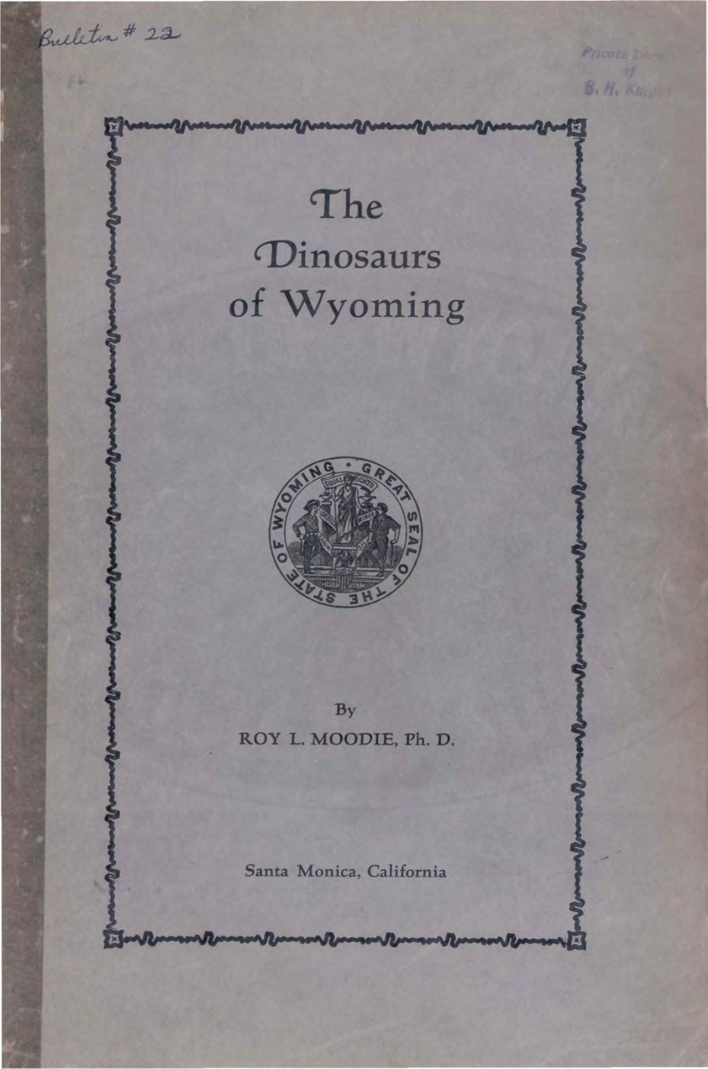 The DINOSAURS of Wyoming