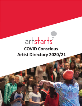 Artstarts' COVID Conscious Artist Directory!