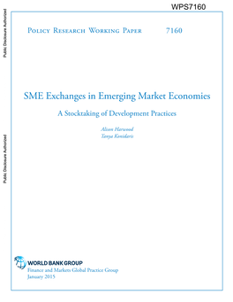 A. SME Financing: the Role of Exchanges
