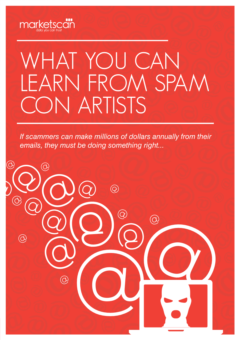 What You Can Learn from Spam Con Artists