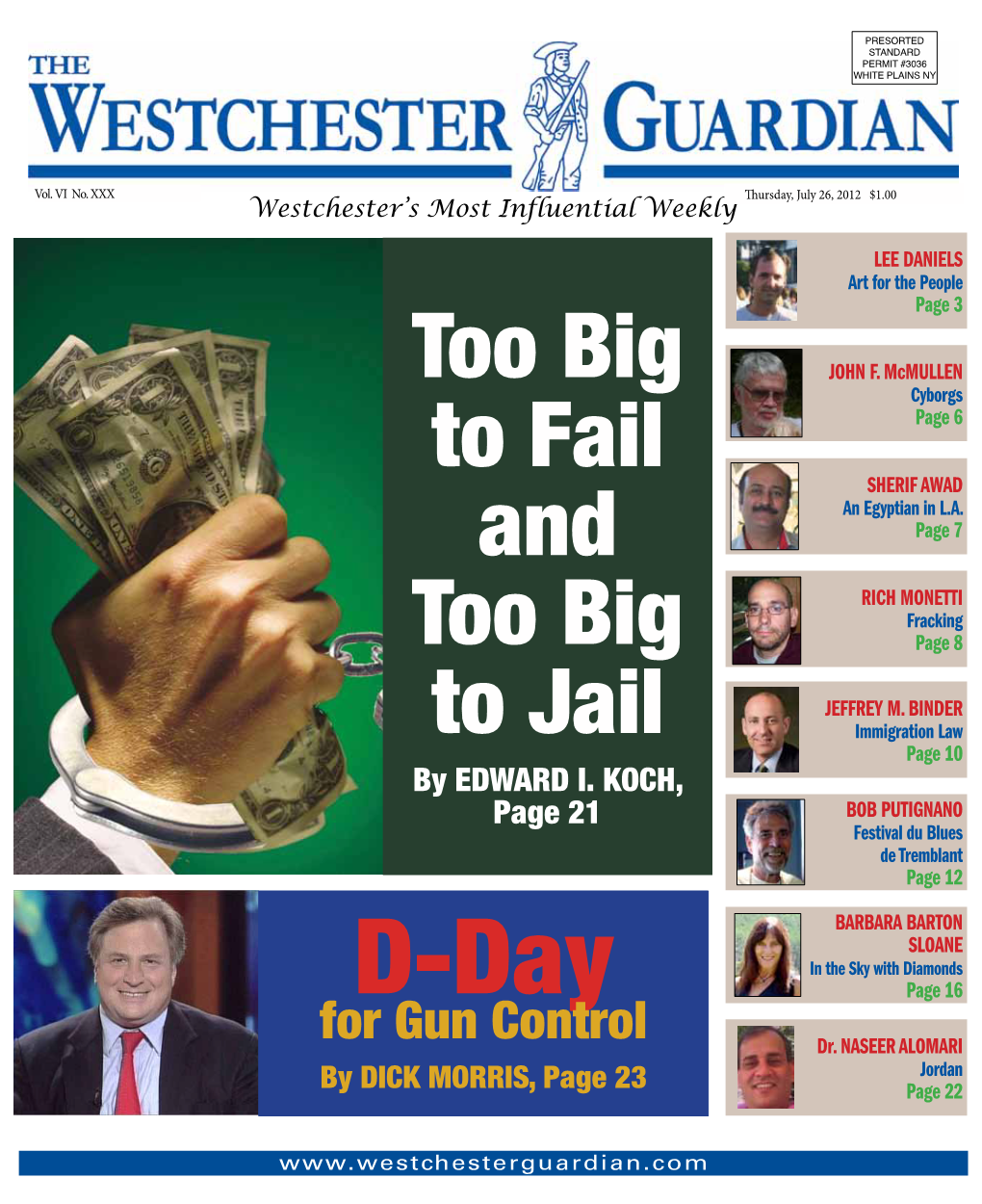 Read the Westchester Guardian