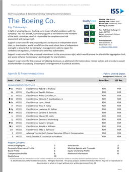 The Boeing Co