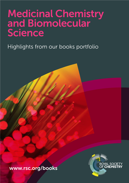 Medicinal Chemistry and Biomolecular Science Highlights from Our Books Portfolio