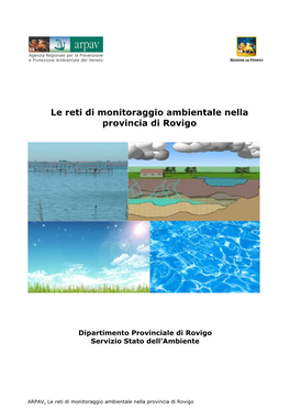 Le Reti Di Monitoraggio Ambientale Nella Provincia Di Rovigo