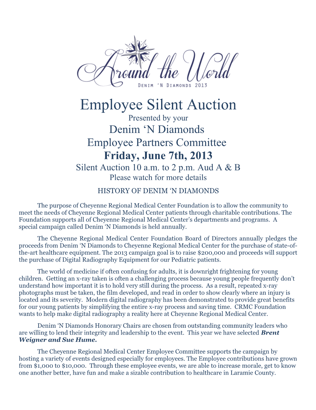 Employee Silent Auction