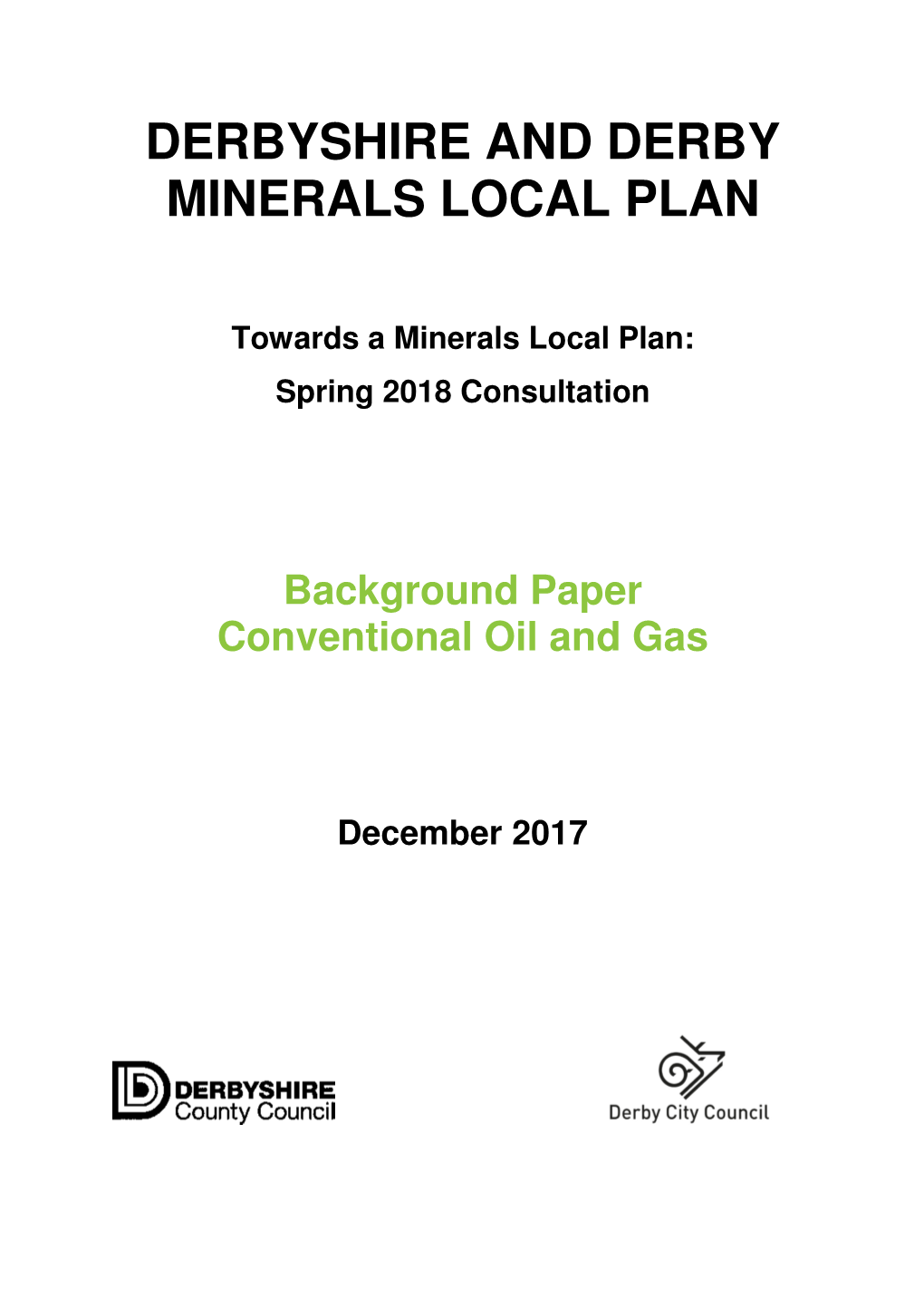 Conventional Oil and Gas Background Paper