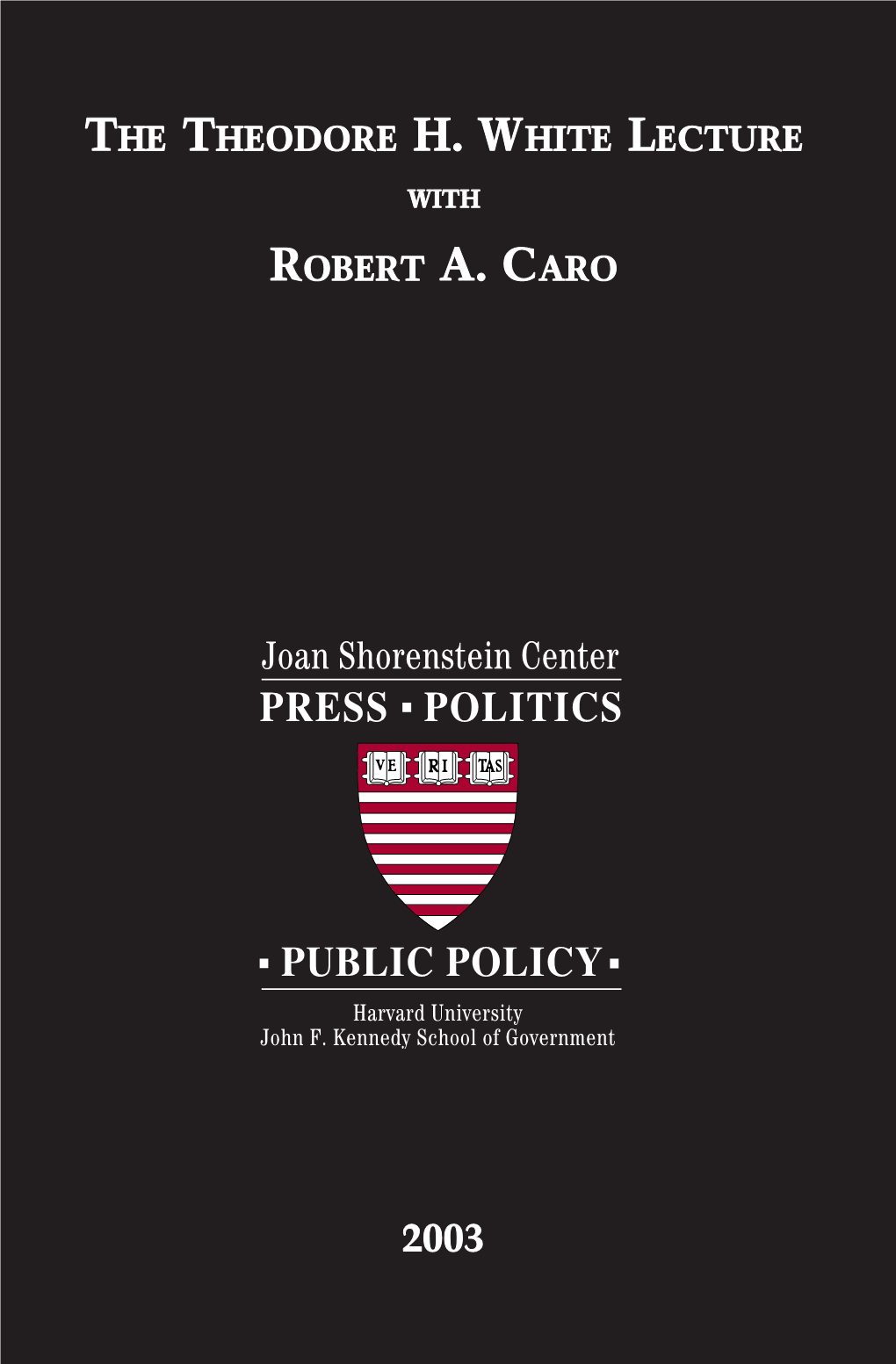 Press Politics Public Policy