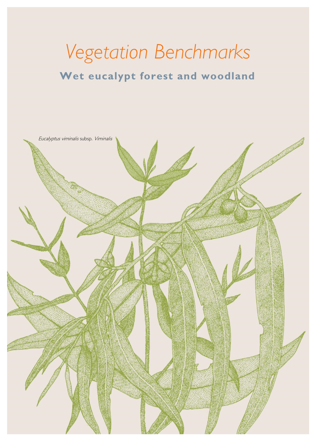 Vegetation Benchmarks Wet Eucalypt Forest and Woodland