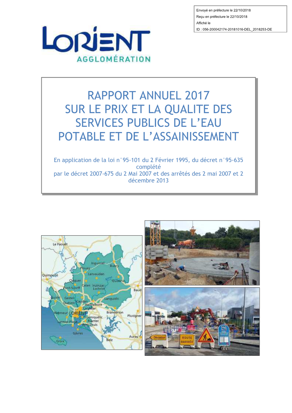 Rapport Annuel 2017 Sur Le Prix Et La Qualite Des Services Publics De L'eau Potable Et De L'assainissement