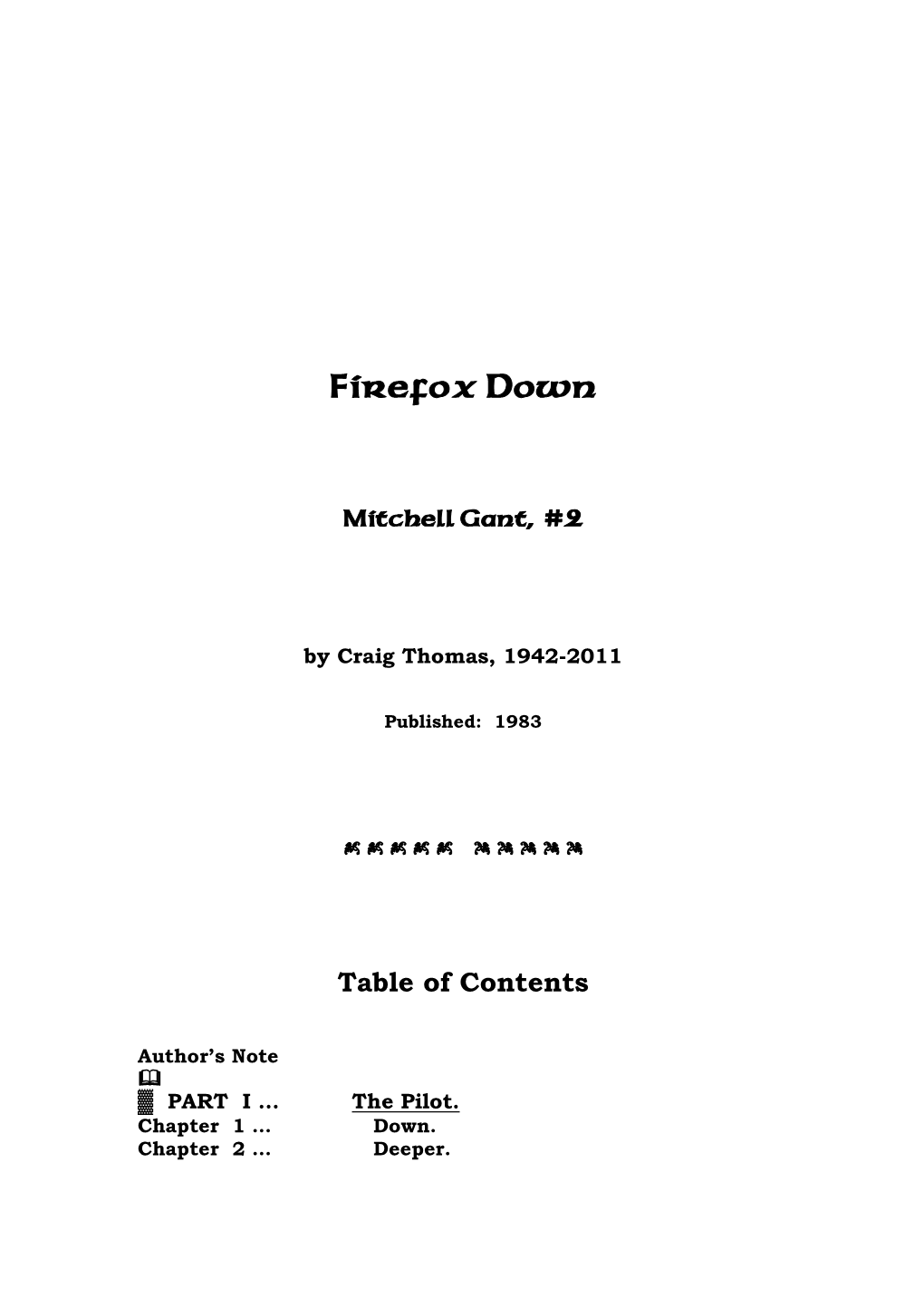 Firefox Down