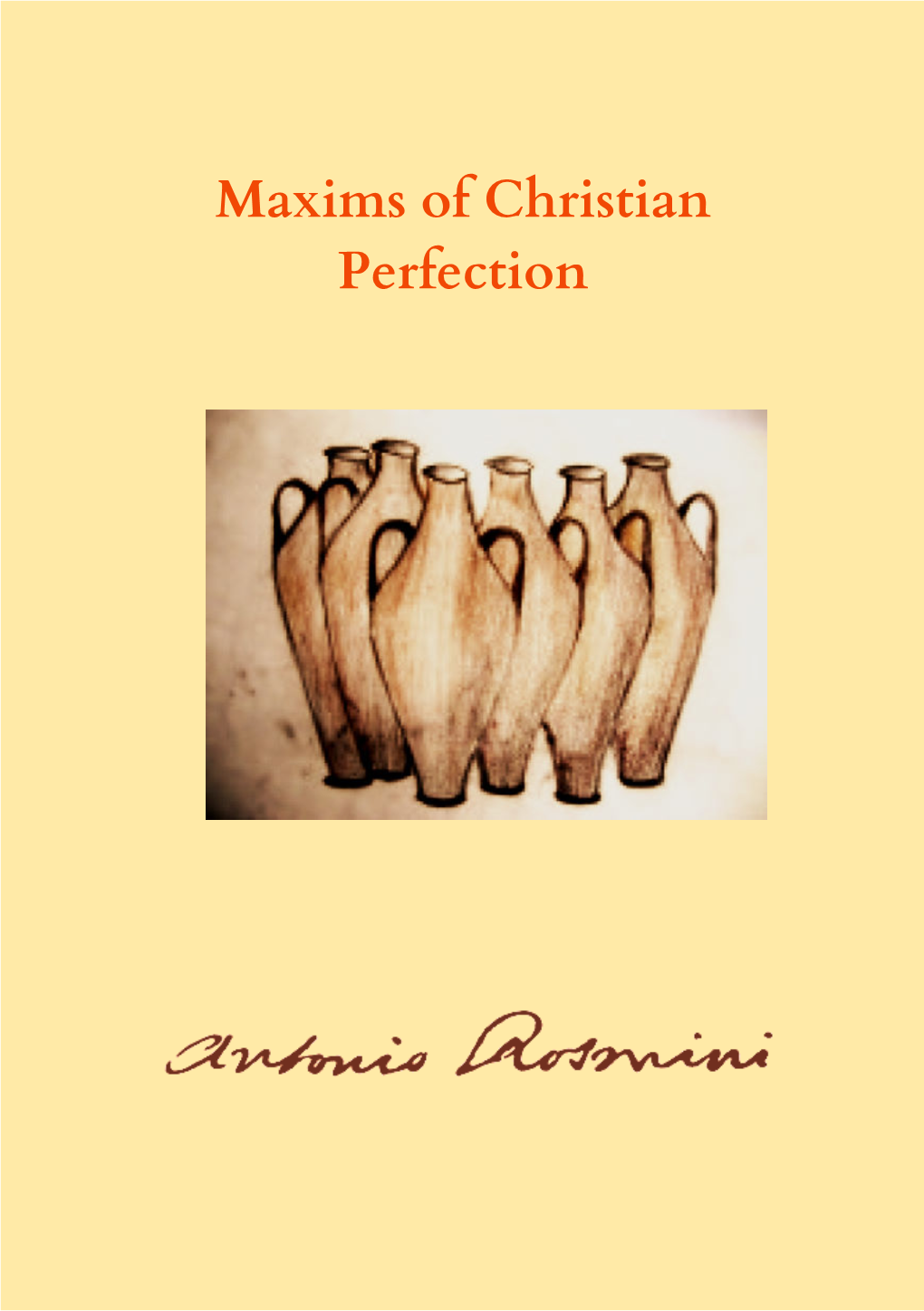 Maxims of Christian Perfection