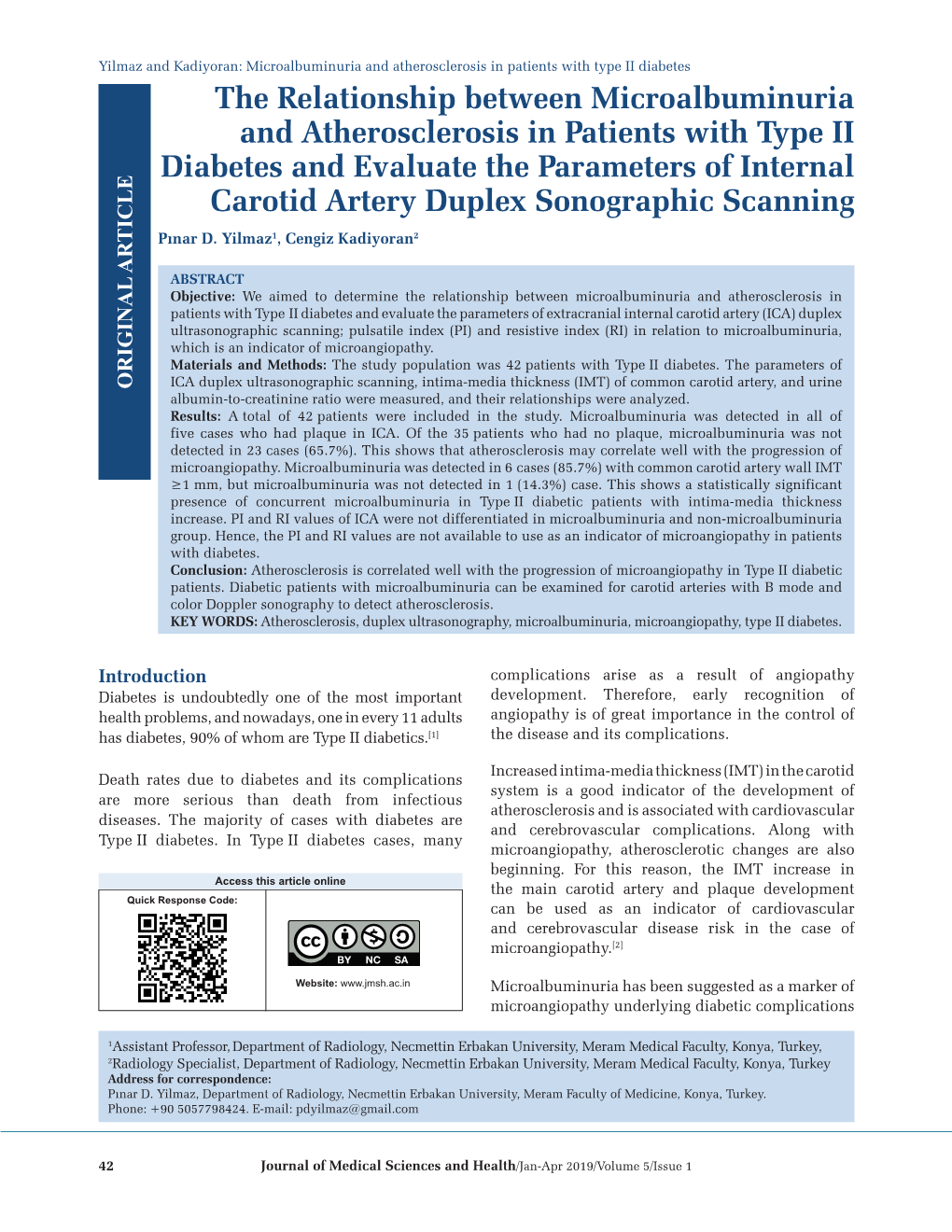 The Relationship Between Microalbuminuria And