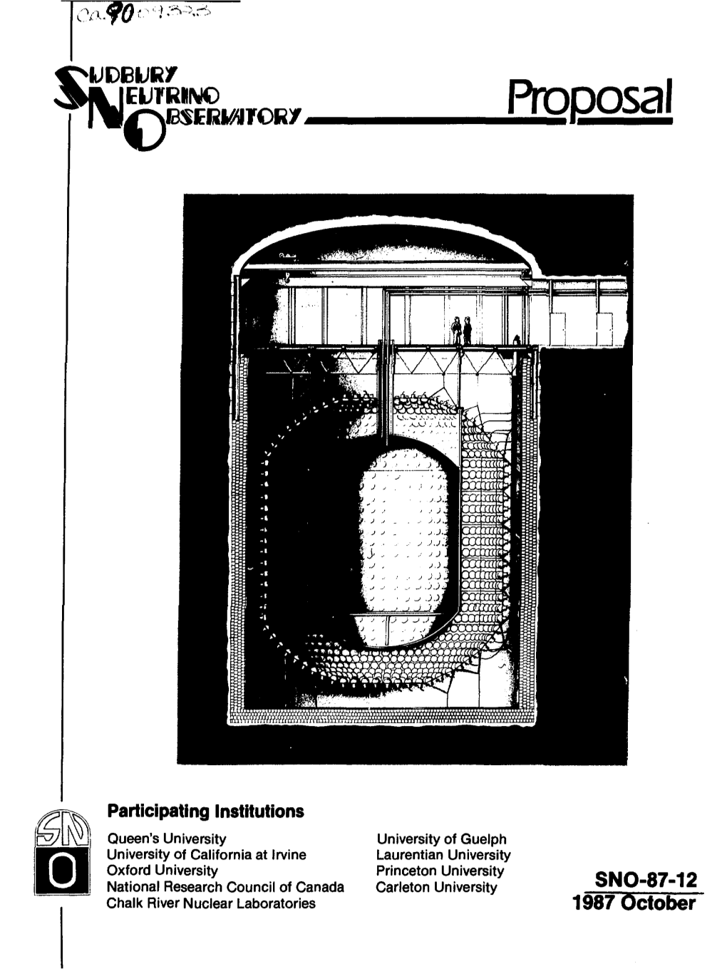 Sudbury Neutrino Observatory Proposal