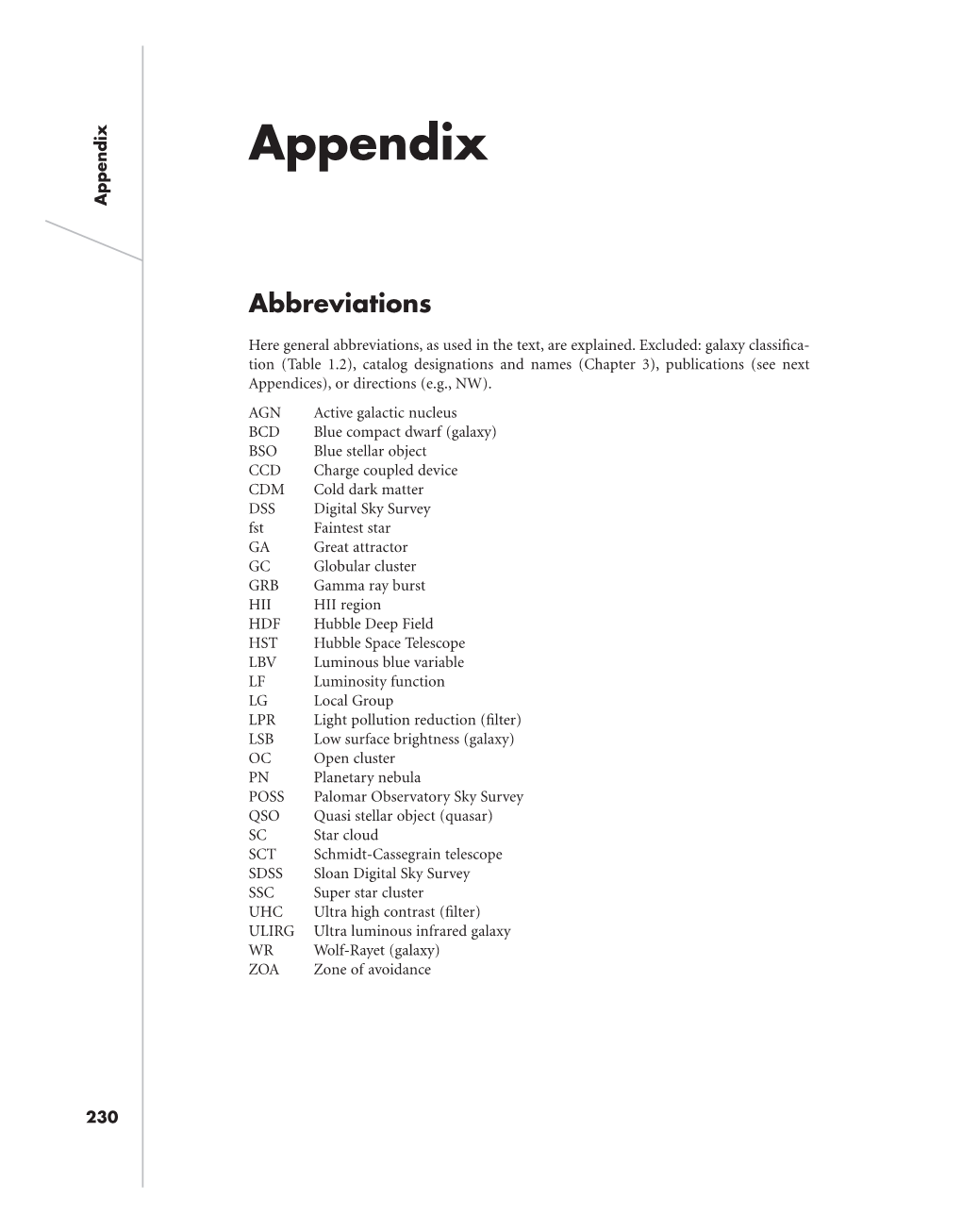 Appendix Appendix