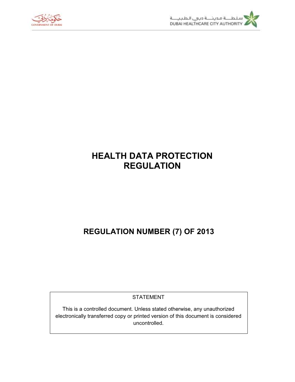 Health Data Protection Regulation