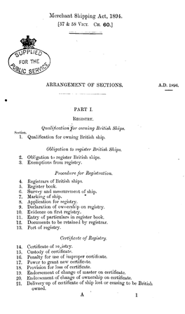 Merchant Shipping Act, 1894. [57 & 58 VICT