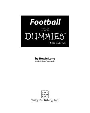 Football for Dummies‰
