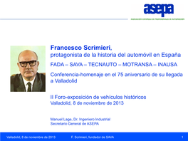 Francesco Scrimieri Fundador De SAVA.Pdf