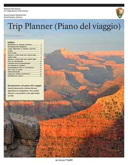 Grand Canyon National Park Grand Canyon, Arizona Trip Planner (Piano Del Viaggio)