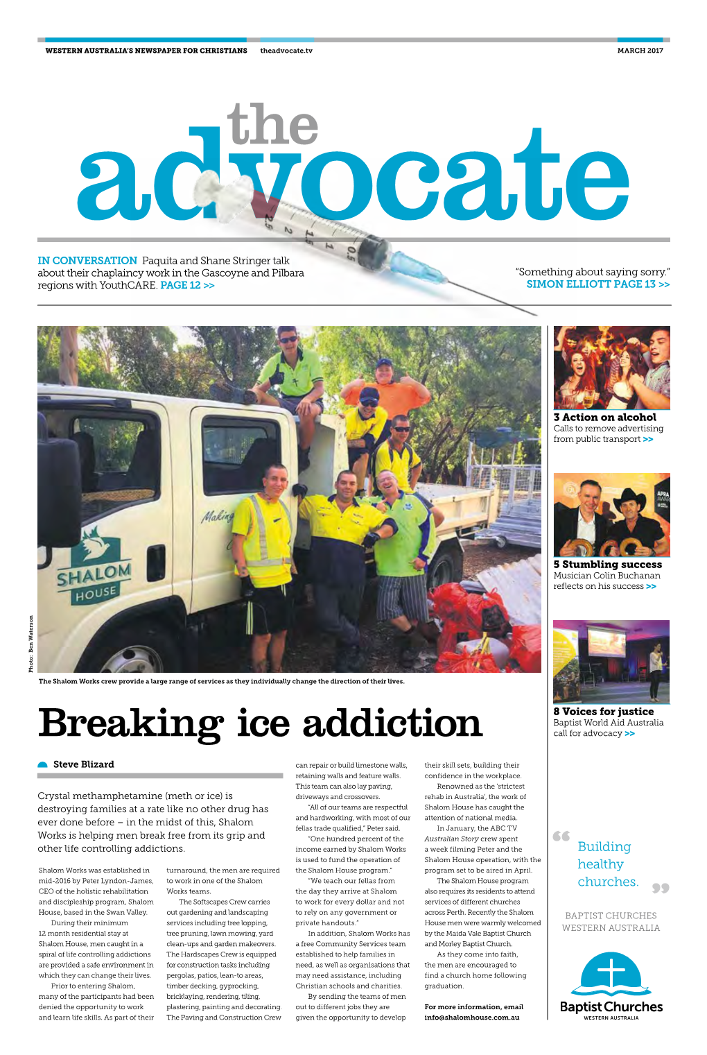 Breaking Ice Addiction Call for Advocacy >>