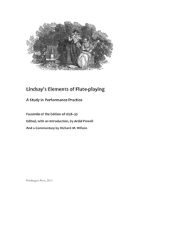 Lindsay's Elements of Flute-Playing