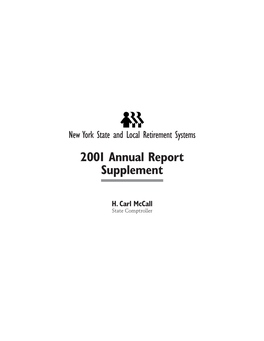 2001 Annual Report Supplement