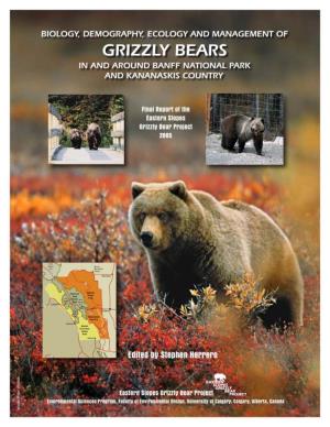 Final Report of the Eastern Slopes Grizzly Bear Project