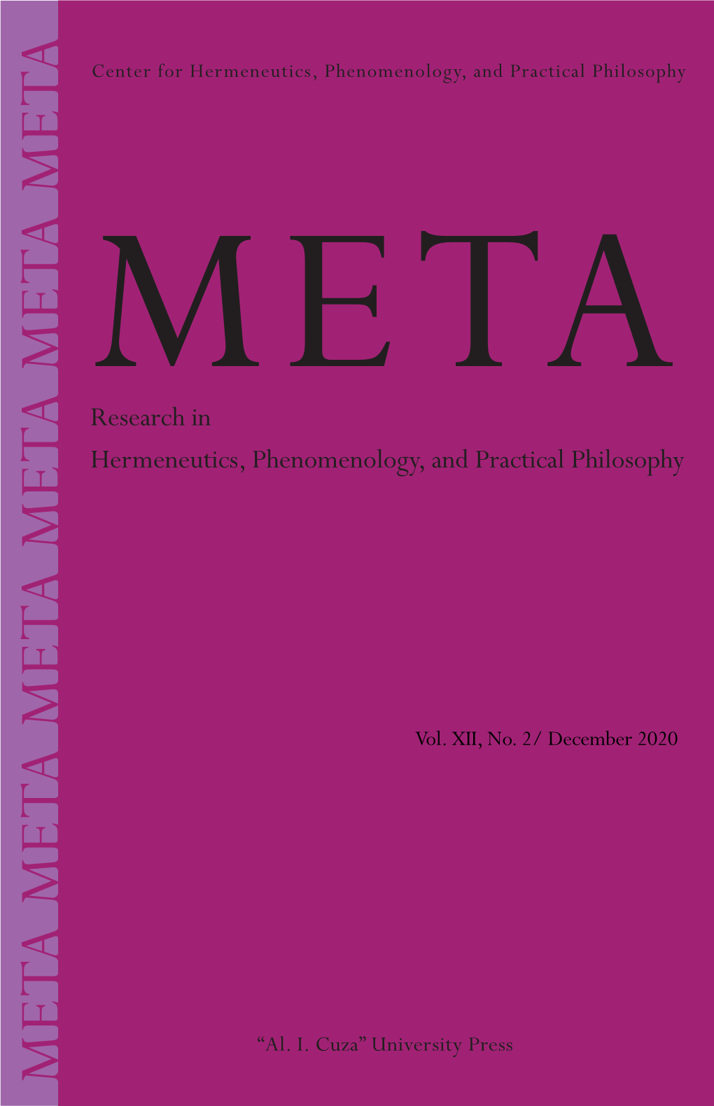 META META META META META META META Hermeneutics, Phenomenology, Andpracticalphilosophy in Research Center Forhermeneutics, Phenomenology, Andpracticalphilosophy “Al